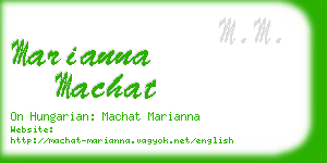 marianna machat business card